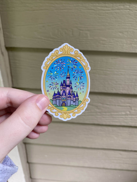 Magic Kingdom Fireworks Sticker