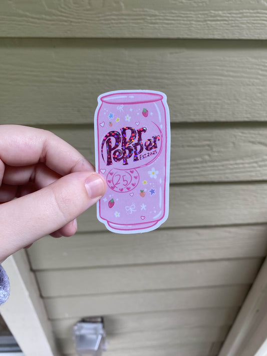 Pink Soda Sticker