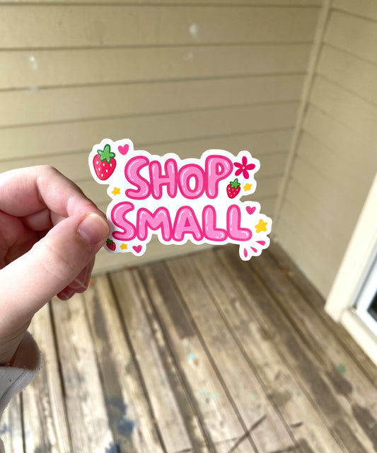 Shop Small Sticker